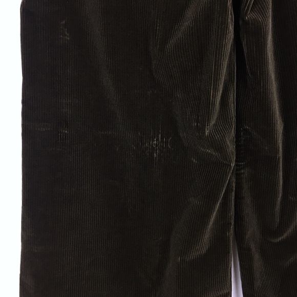 RALPH LAUREN BLACK LABEL Corduroy Pants Wide Leg Ribbed Retro Y2K Style Brown 8 - Picture 9 of 12
